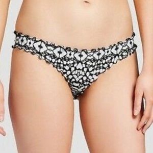 Shade & Shore Tie Dye Ruffle Bikini Bottoms•szM